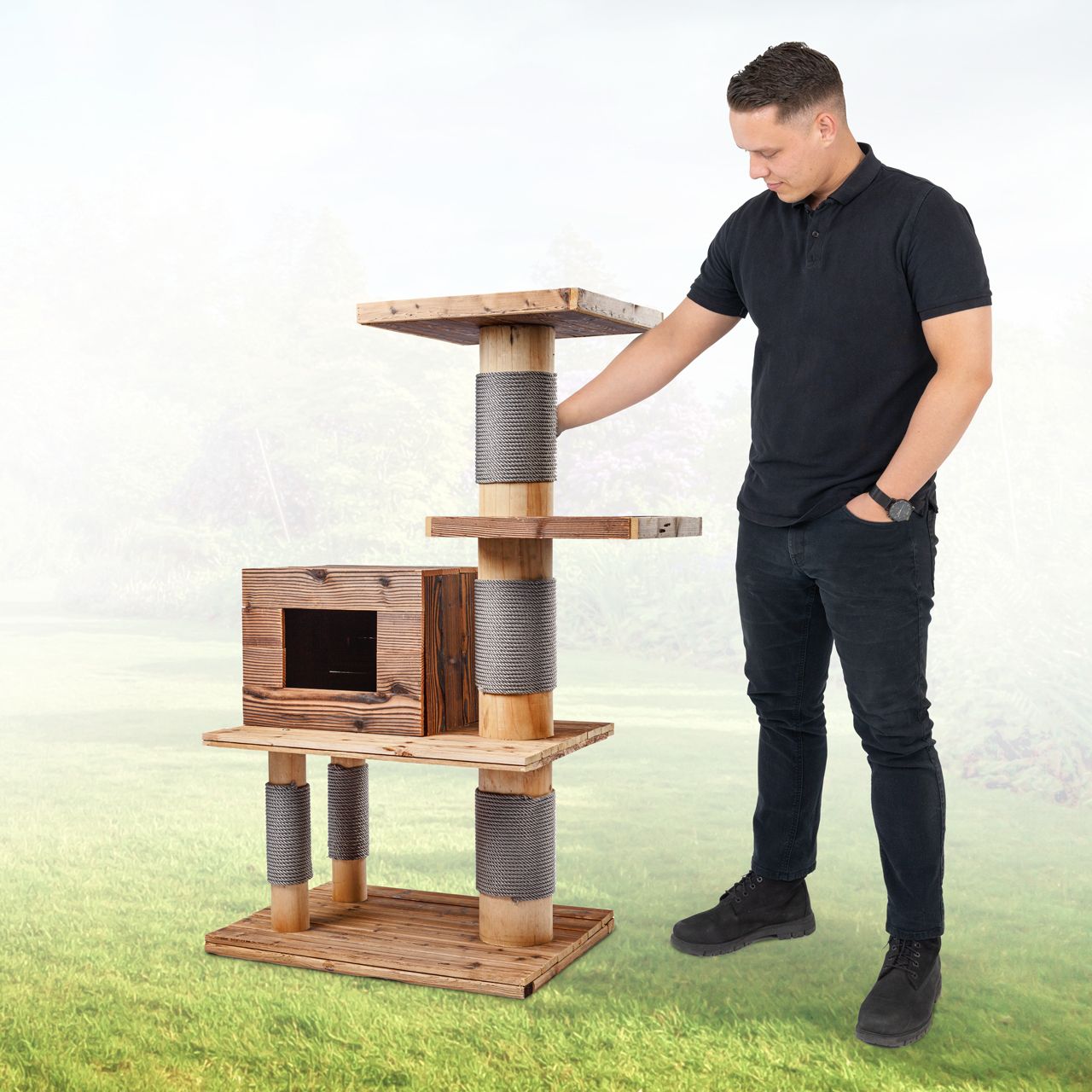 Outdoor Woody Cat Tree – Image 4